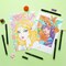 Ohuhu Colored Fineliner Drawing Pens: 18 Packs Fineliner Pens 11 Colored Pens & 7 Assorted Point Sizes Black Micro Pens Waterproof for Drawing Sketching Anime Manga Artists Beginners - Hana Highway